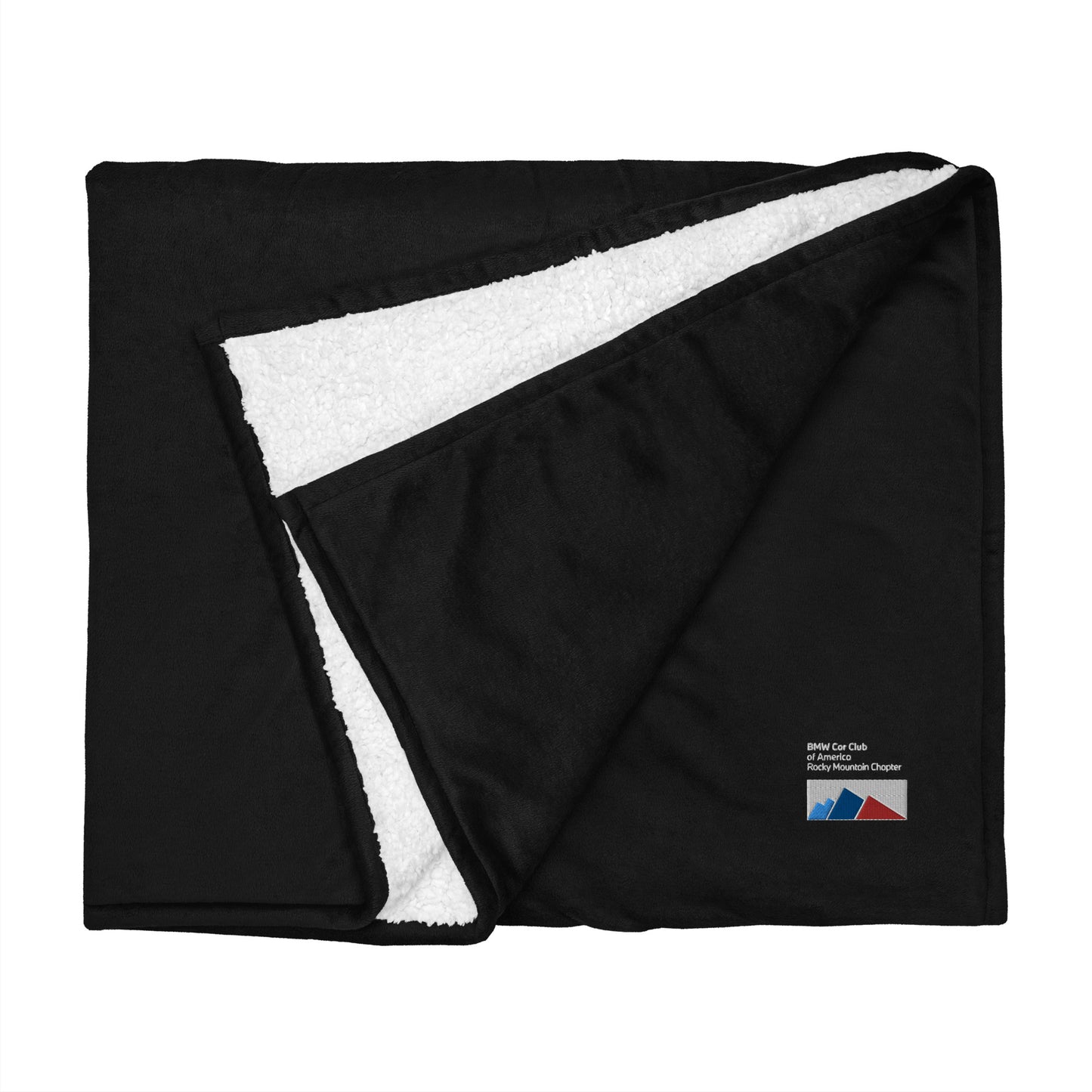 Embroidered Official Logo Premium Sherpa Blanket