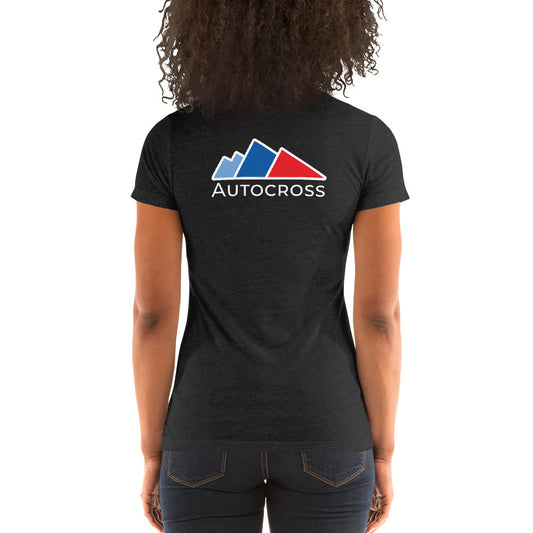 Autocross Back Women's Fitted T-shirt